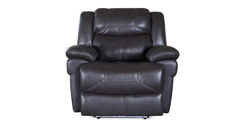 Factory Wholesale Home Furniture Genuine Leather 1+2+3 Recliner Sofa