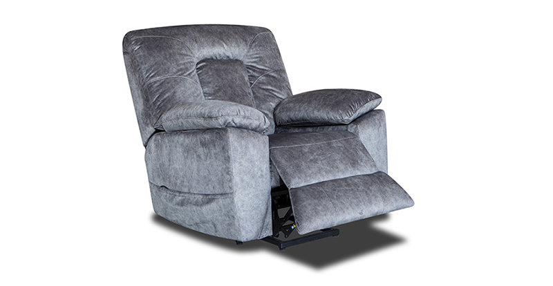 Nordic modern grey Commercial fabric recliner chair sofa