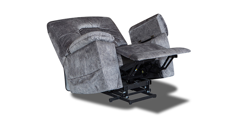 Nordic modern grey Commercial fabric recliner chair sofa