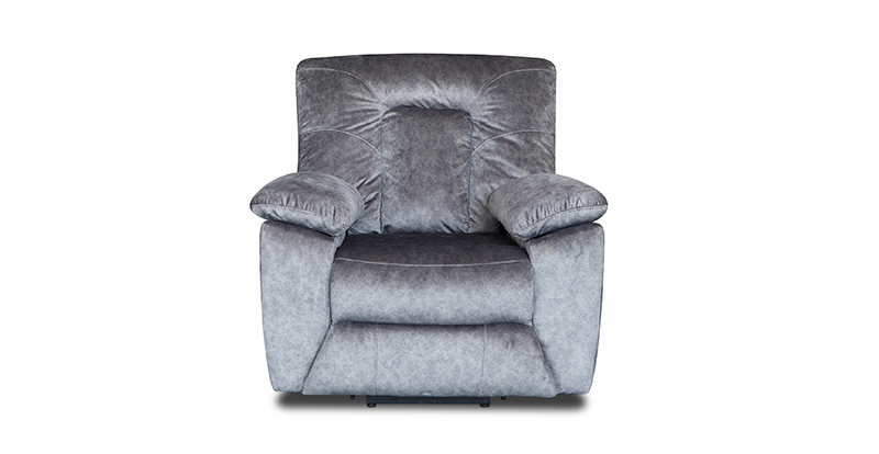 Nordic modern grey Commercial fabric recliner chair sofa