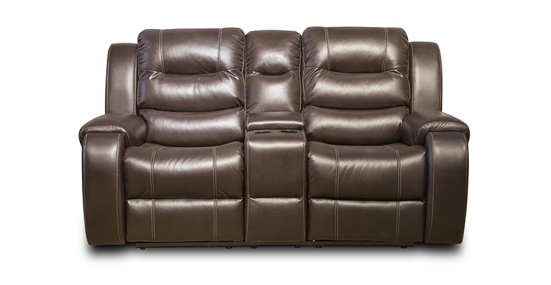 New Style Brown Living Room Leather 1+2+3 Seater Recliner Sofa