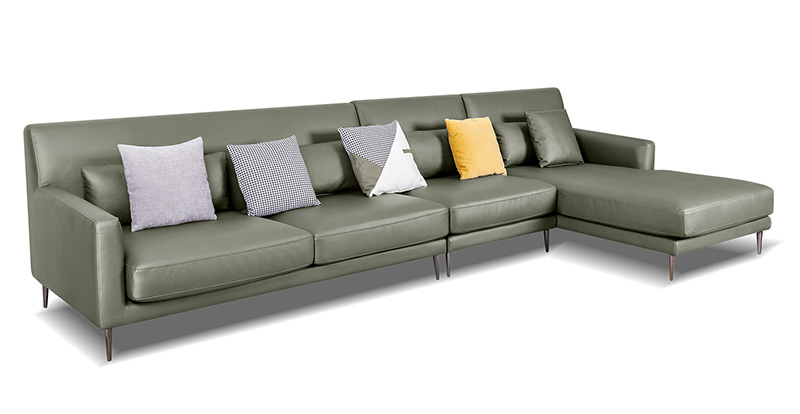 Modern Simple Living Room Fabric Corner Sofa Combination 620013