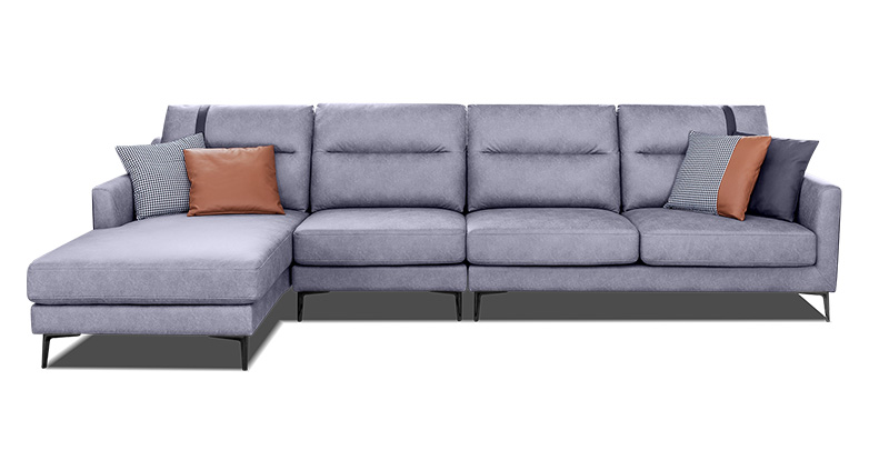 Modern Minimalist Living Room Technology Cloth Small Apartment Sofa Combination 621002