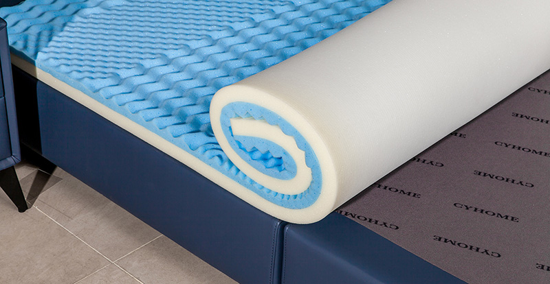 Gel Memory Foam-NJ40 Blue Compressible and rollable bag